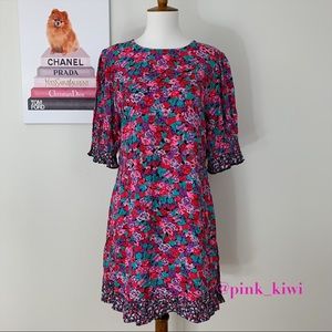 Rixo for Target Mixed Floral Puff Sleeve Dress